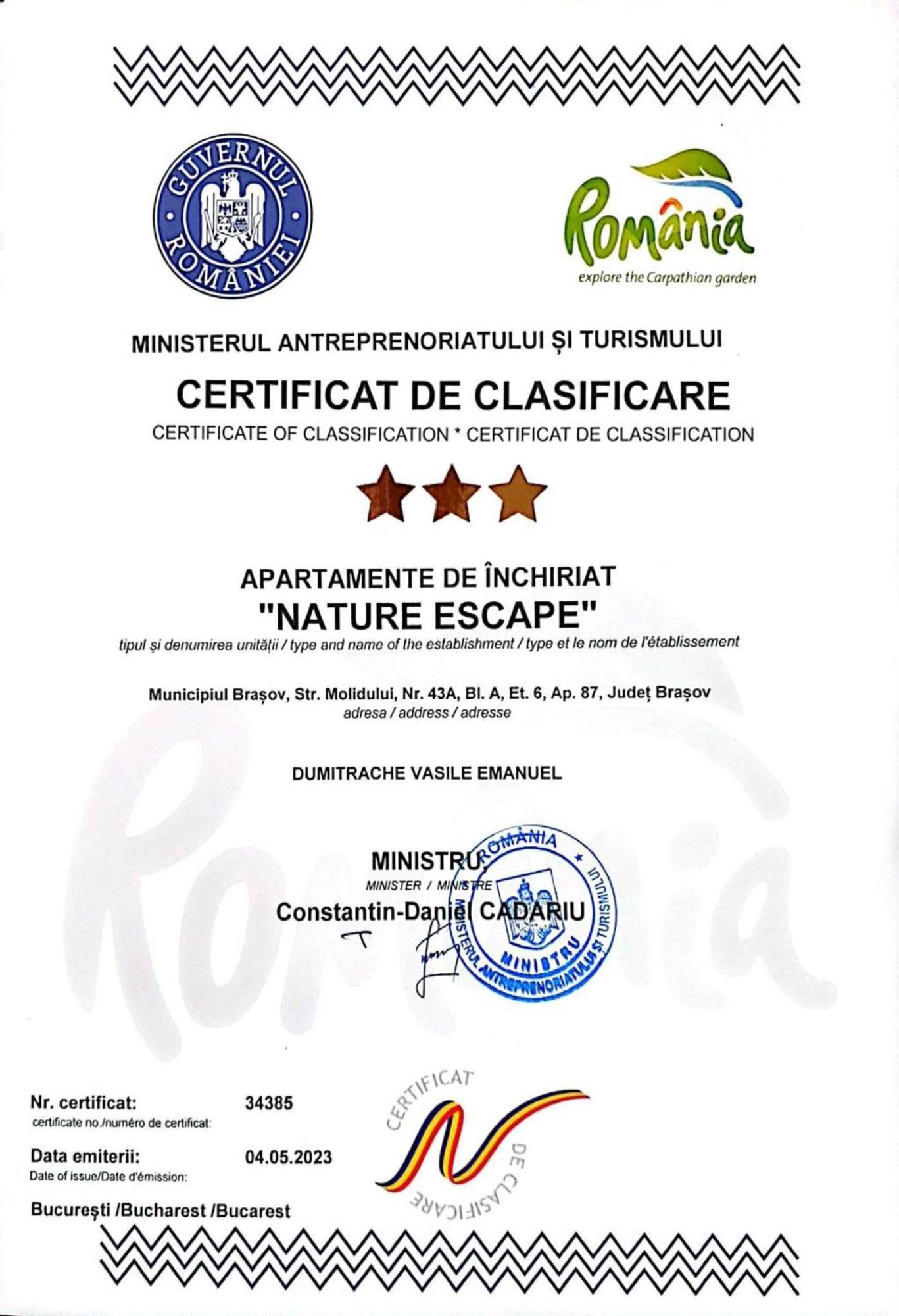Nature Escape Apartment Braşov Exterior foto